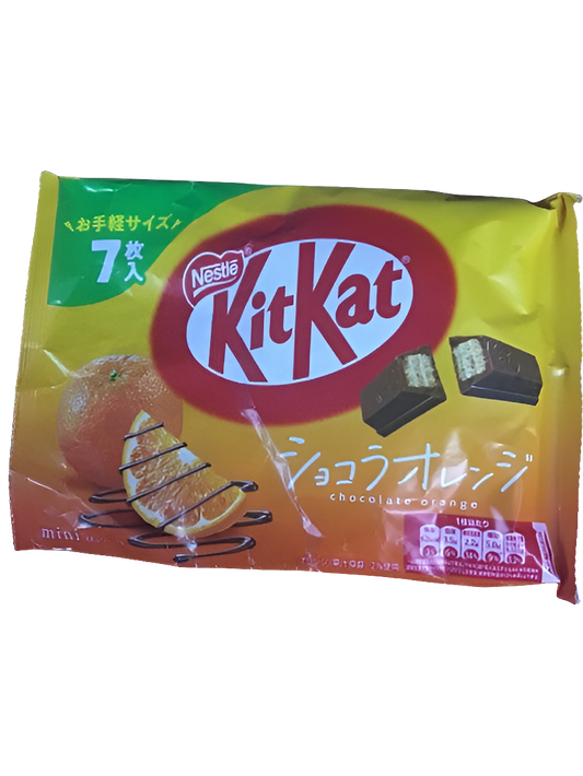 7 Piece Mini Orange Chocolate Kit-Kat’s