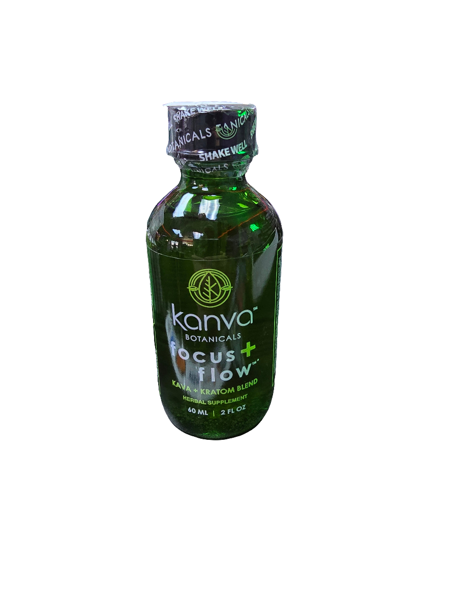 Kanva Botanicals Kava + Kratom Focus & Flow Blend - 2oz