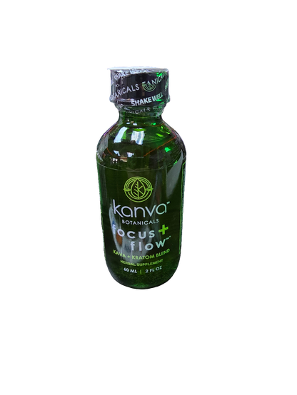 Kanva Botanicals Kava + Kratom Focus & Flow Blend - 2oz