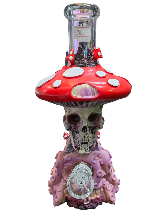 Mushroom skull bong