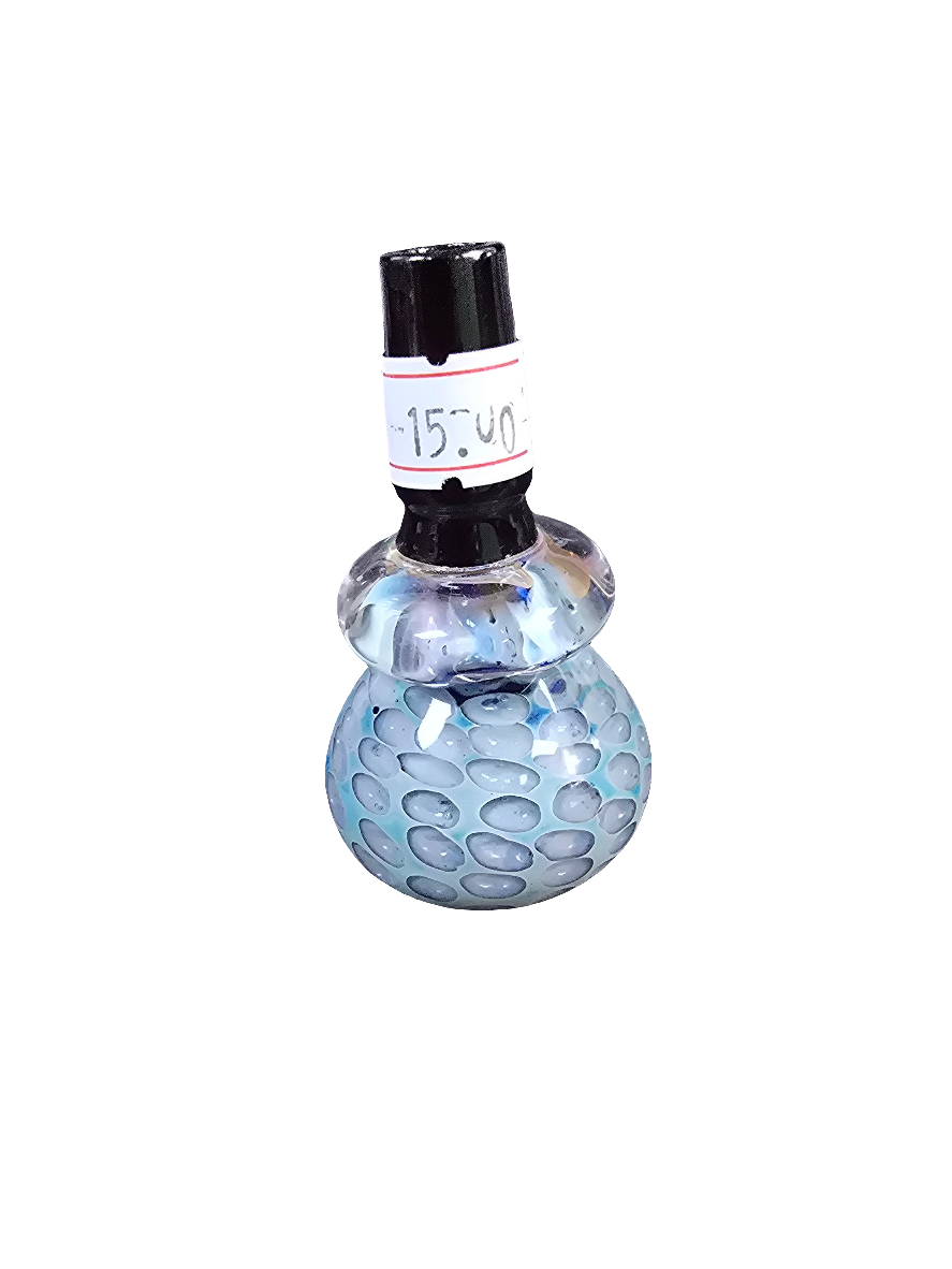 Blue internal spotted bowl