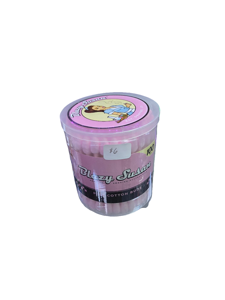 Blazy Susan Cotton Buds - PINK 100ct