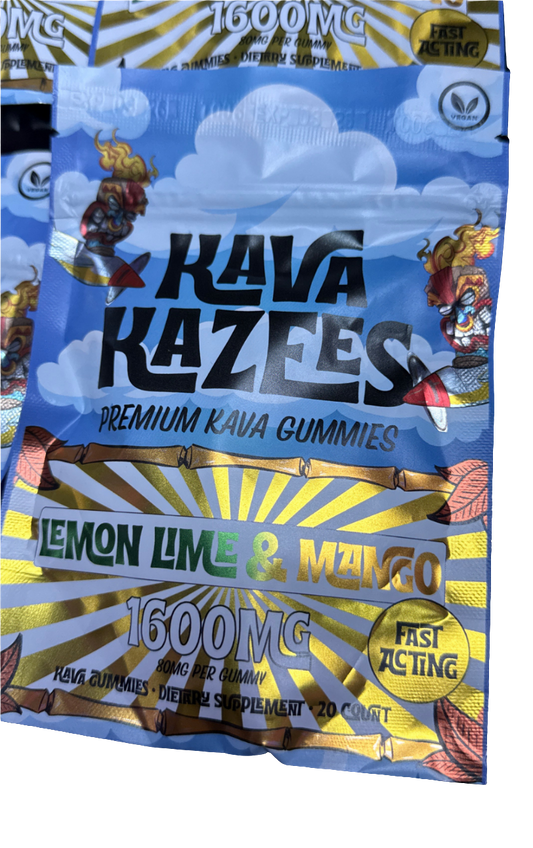 Kava Kazees - Kava Gummies - 1600mg