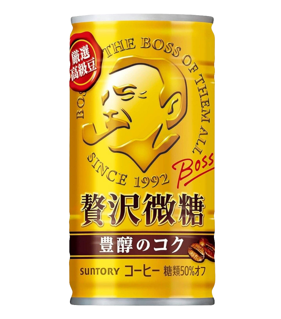 Suntory Boss Luxury Coffee Less Sugar (Japan)