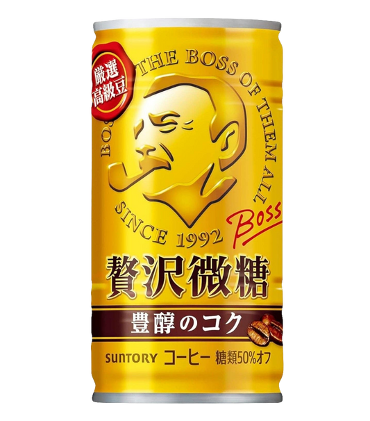 Suntory Boss Luxury Coffee Less Sugar (Japan)