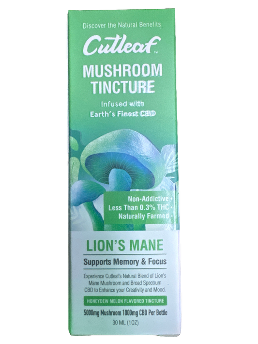 Cutleaf Mushroom Tincture 5000m/1000c (Lions Mane)