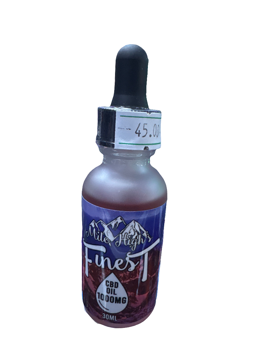 Mile High’s Finest CBD Natural Oil 1000mg/30ml (Natural)