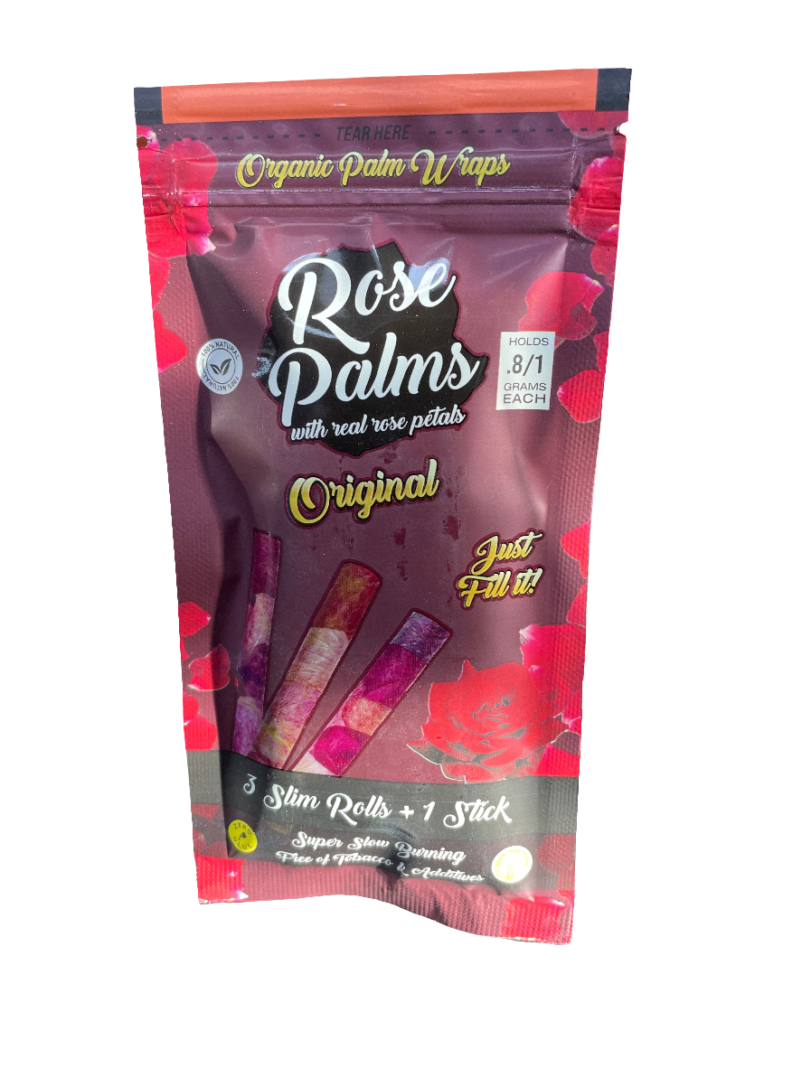 Rose Palms Original Slim Rolls (3 pack)