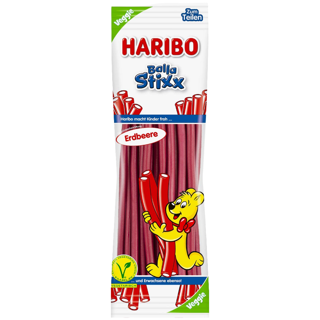Haribo Strawberry Balla Stixx 200g (Germany)