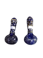 Glass pipe with internal line and web designs
