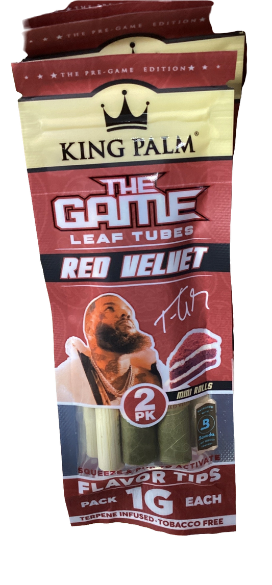 King Palm The Game Red Velvet Mini Palm Rolls (2 Pack)
