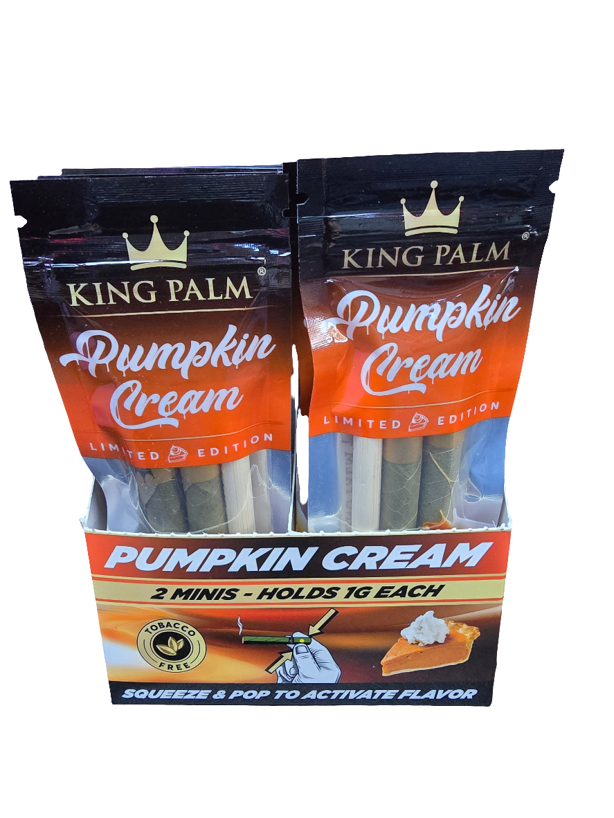 King palm limited pumpkin cream 2 mini cones