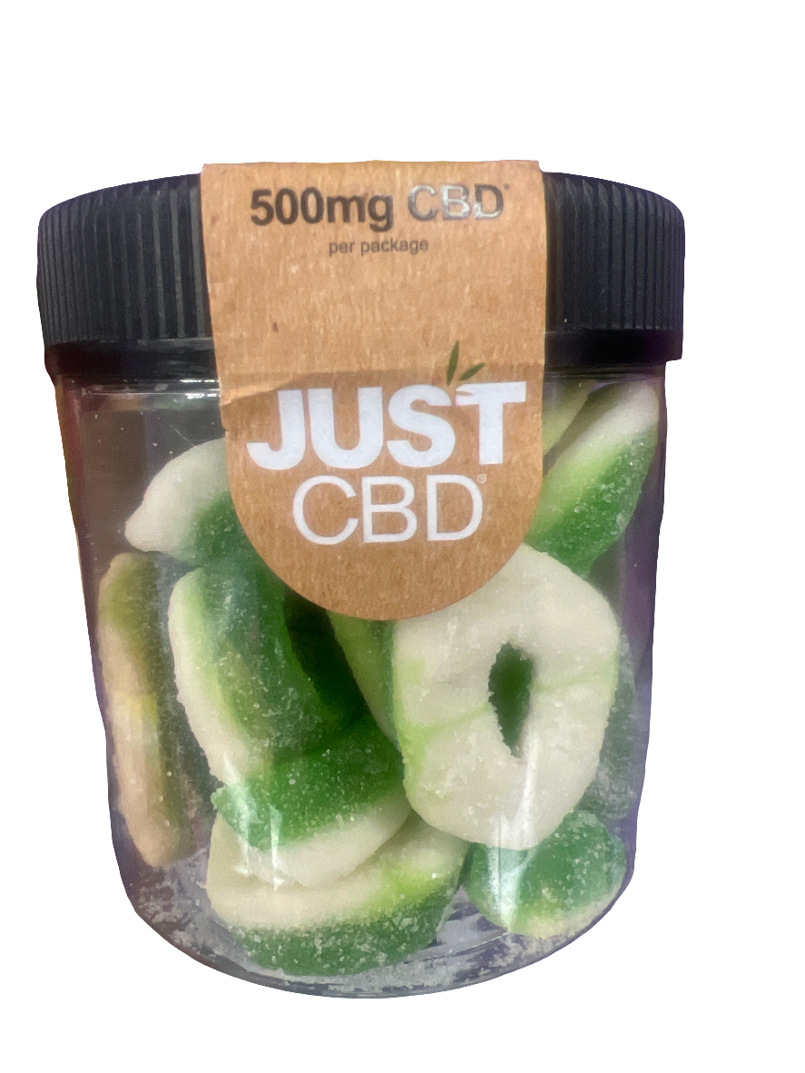 Just Cbd Sour Apple Rings 500