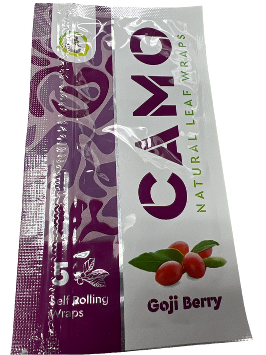 CAMO Natural Leaf Wraps 5pk - Goji Berry