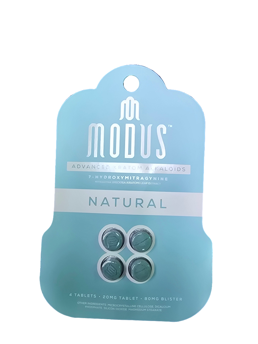 MODUS Advanced Kratom Alkaloids - 80mg - 4 Tab - Natural