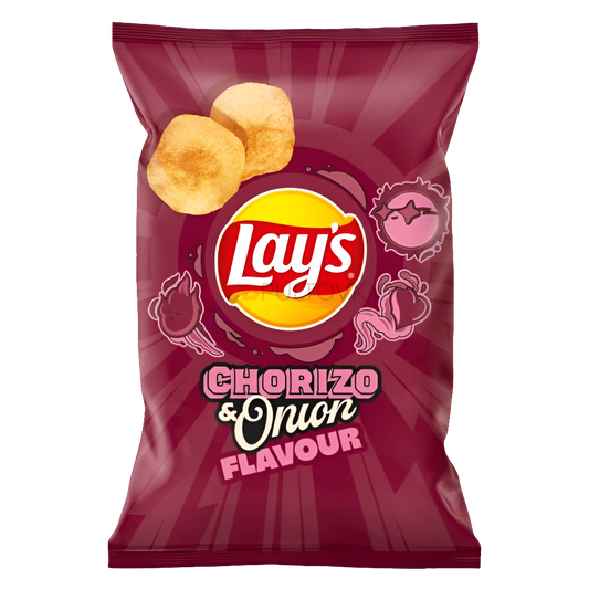 Lay's Chorizo & Onion (130g) (Canada) BIG BAG!