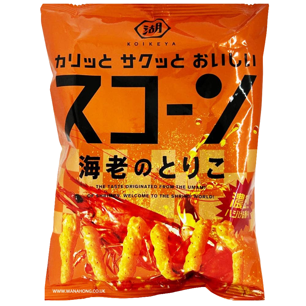 Sucorn Shrimp Flavor Corn Snack 70g (Japan)