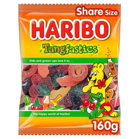 Haribo Tangfastics Sweet and Sour 160g (UK)