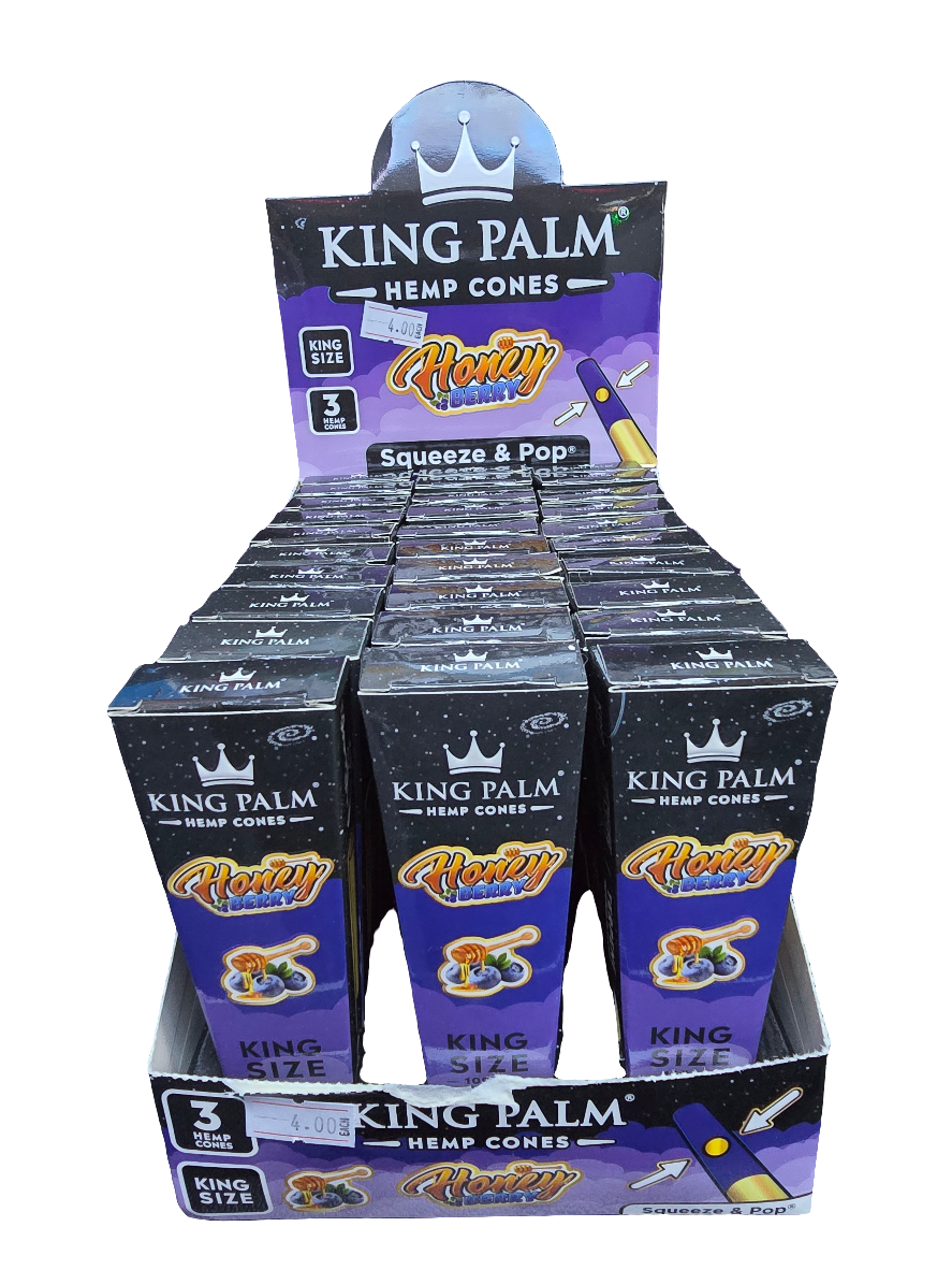 King palm honey berry 3 King size cones