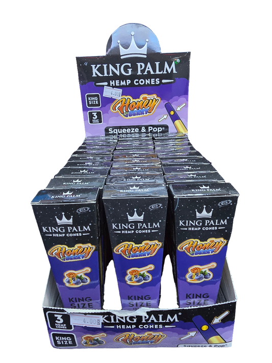 King palm honey berry 3 King size cones