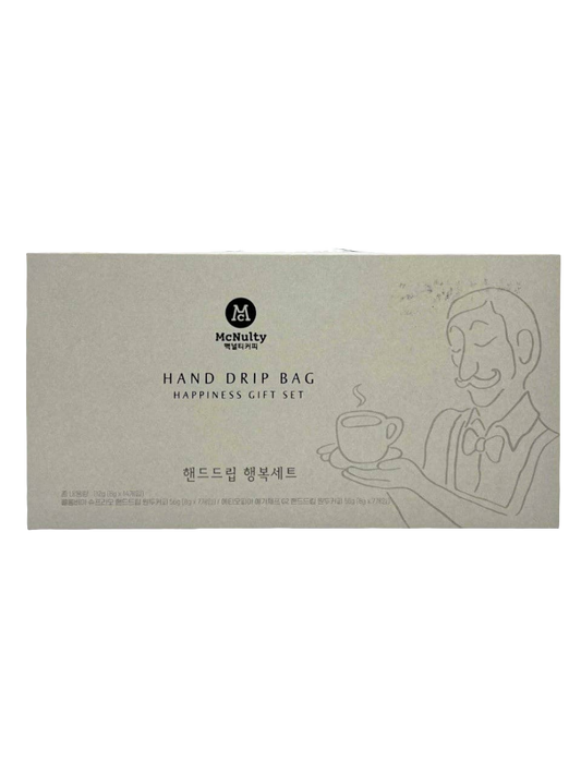 Hand Drip Coffee Set with Reusable Cup (Korean Happiness Gift Box)