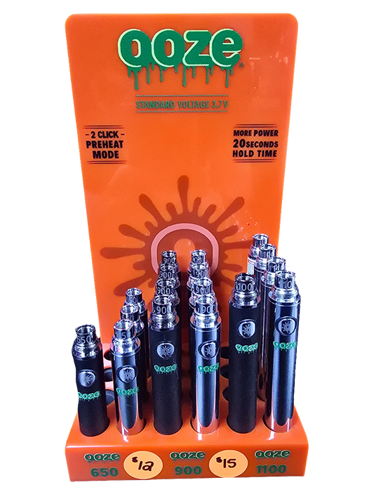 OOZE 510 Battery - 650mah - Silver
