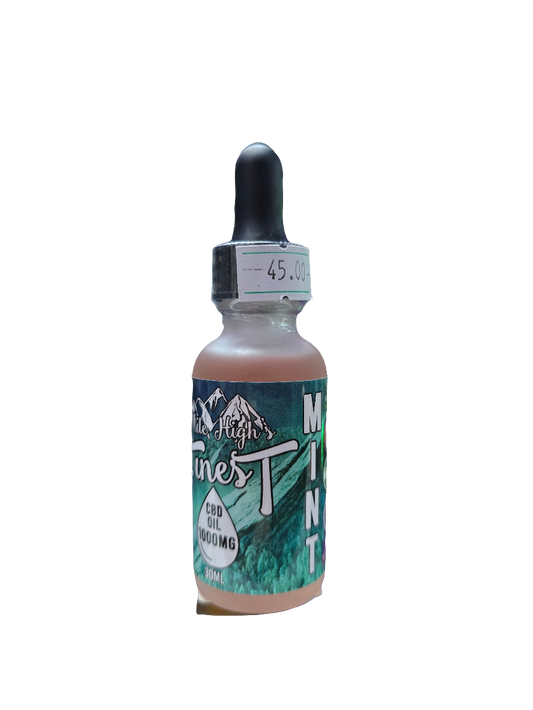 Mile High’s Finest CBD Natural Oil 1000mg/30ml (Mint)