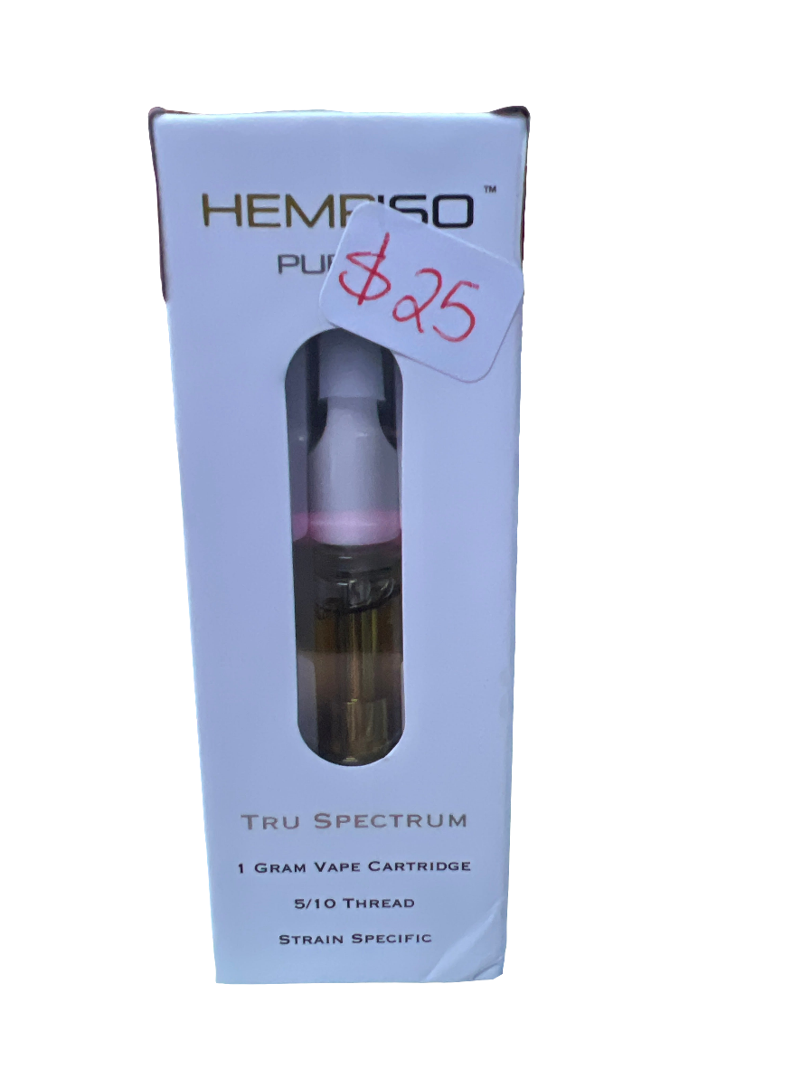 Hempiso purity CBD cart 1g grand daddy purp