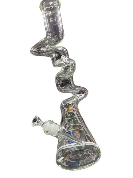 18” Zig Zag Beaker Water Pipe