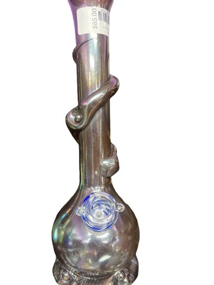 12” Fancy Round Base Softglass