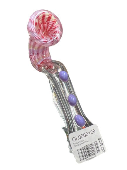 5" USA Colors Sherlock Hand Pipe
