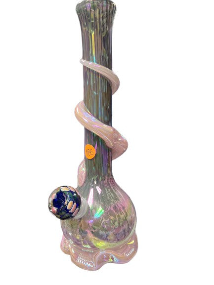 12” Fancy Round Base Softglass