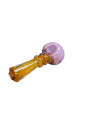 5” Purple Bulb Glass Hand Pipe