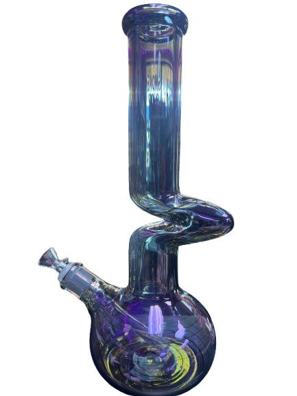 14” Sireel Electroplated Zong Shaped Bong