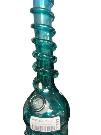 14" Flower Base Round Soft Glass