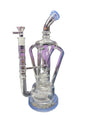 13 in Water Pipe - Lavender Base & Mouth Piece