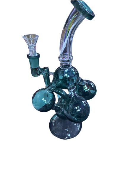 9” Recycler bong