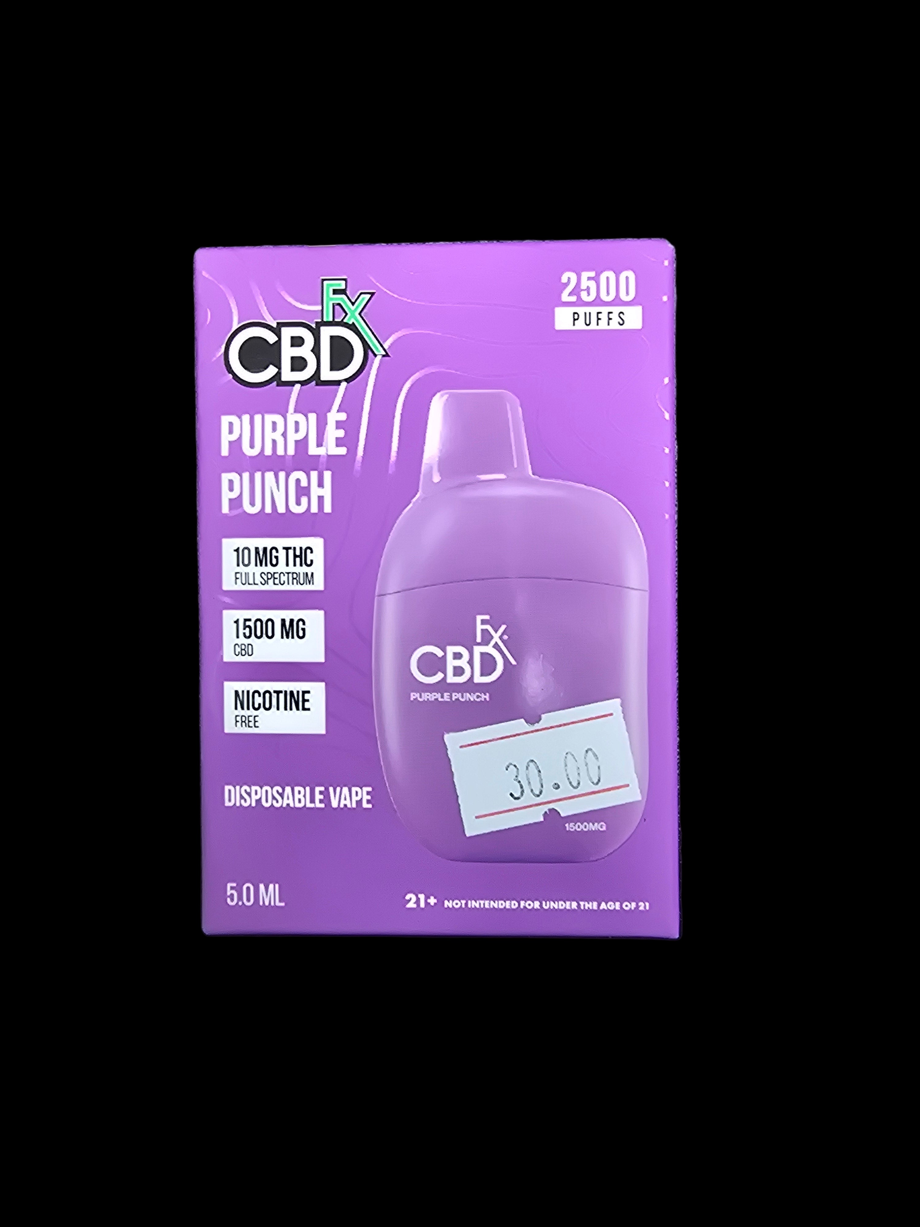 Cbdfx disposable cbd pen - purple punch